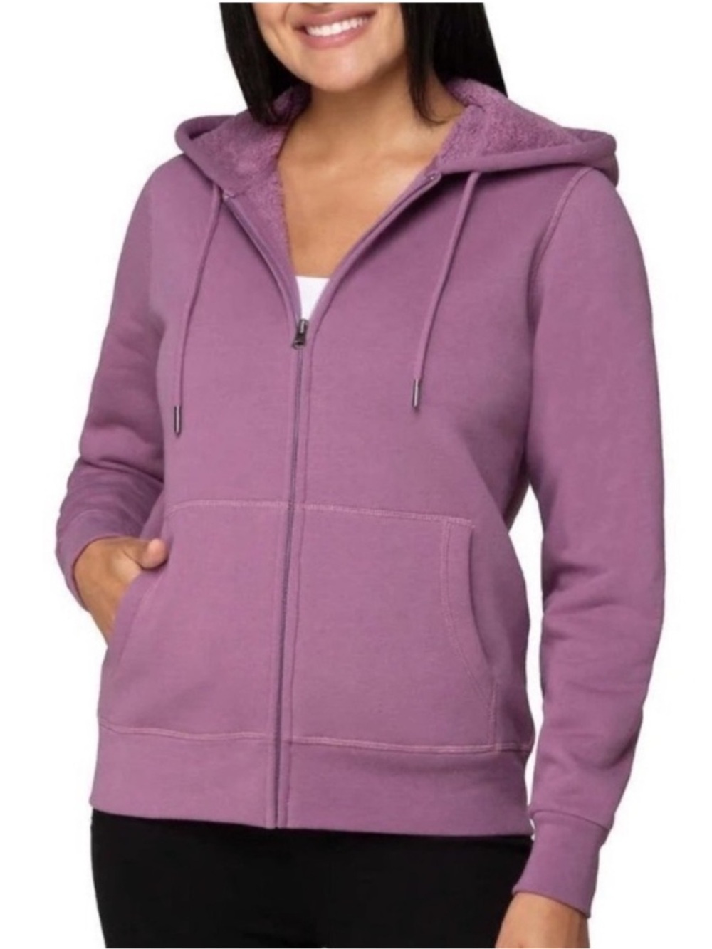 Sierra Designs  - Sherpa Lined Zip Up Hoodie Sweater